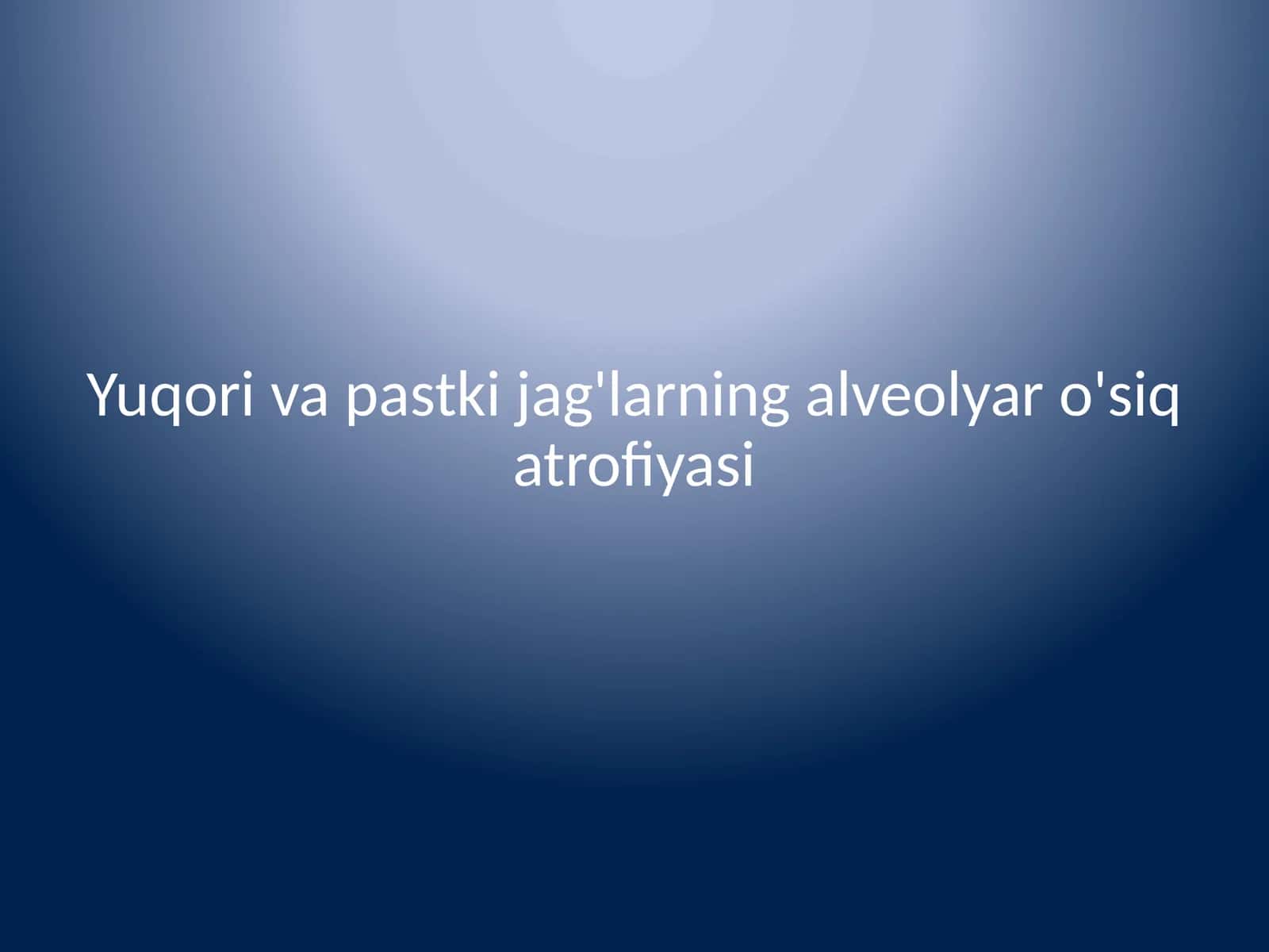 Jag' suyagi atrofiyasi 1