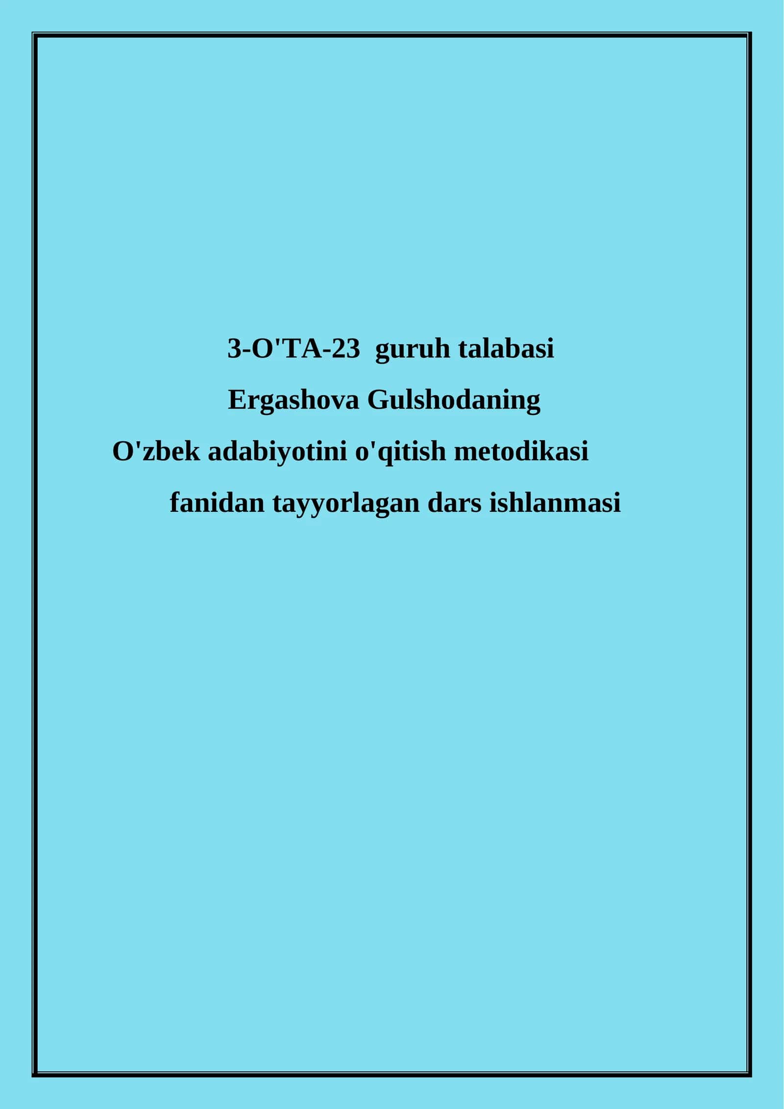 Ernest Seton Tompsonning “Lobo” hikoyasi tahlili 1
