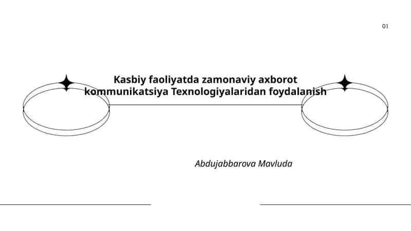 Kasbiy faoliyatda zamonaviy axborot kommunikatsiya Texnologiyalaridan foydalanish 1