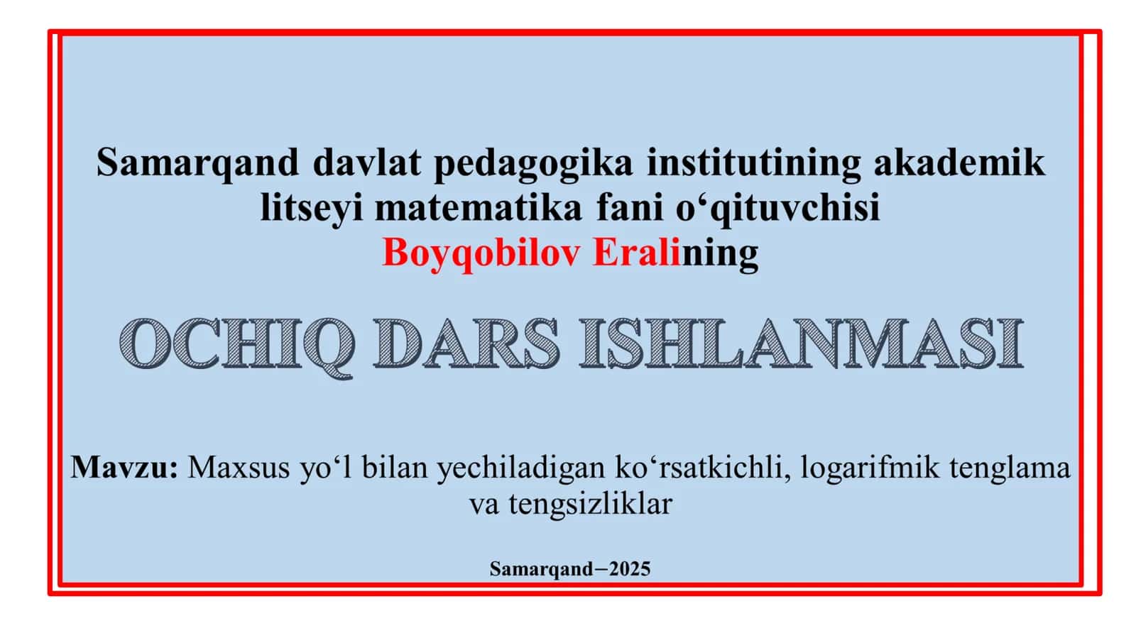 O‘quv mashg‘ulotining texnologik xaritasi 1