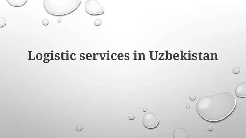 Logistic services in Uzbekistan 1