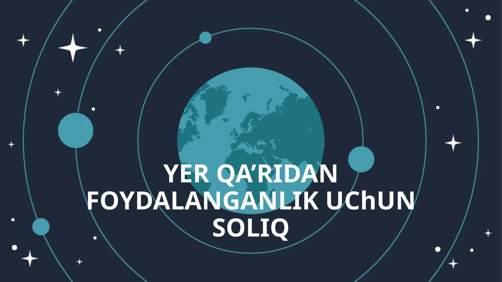 YER QA’RIDAN FOYDALANGANLIK UChUN SOLIQ 1
