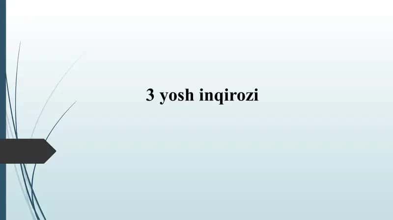 3 yosh inqirozi 1