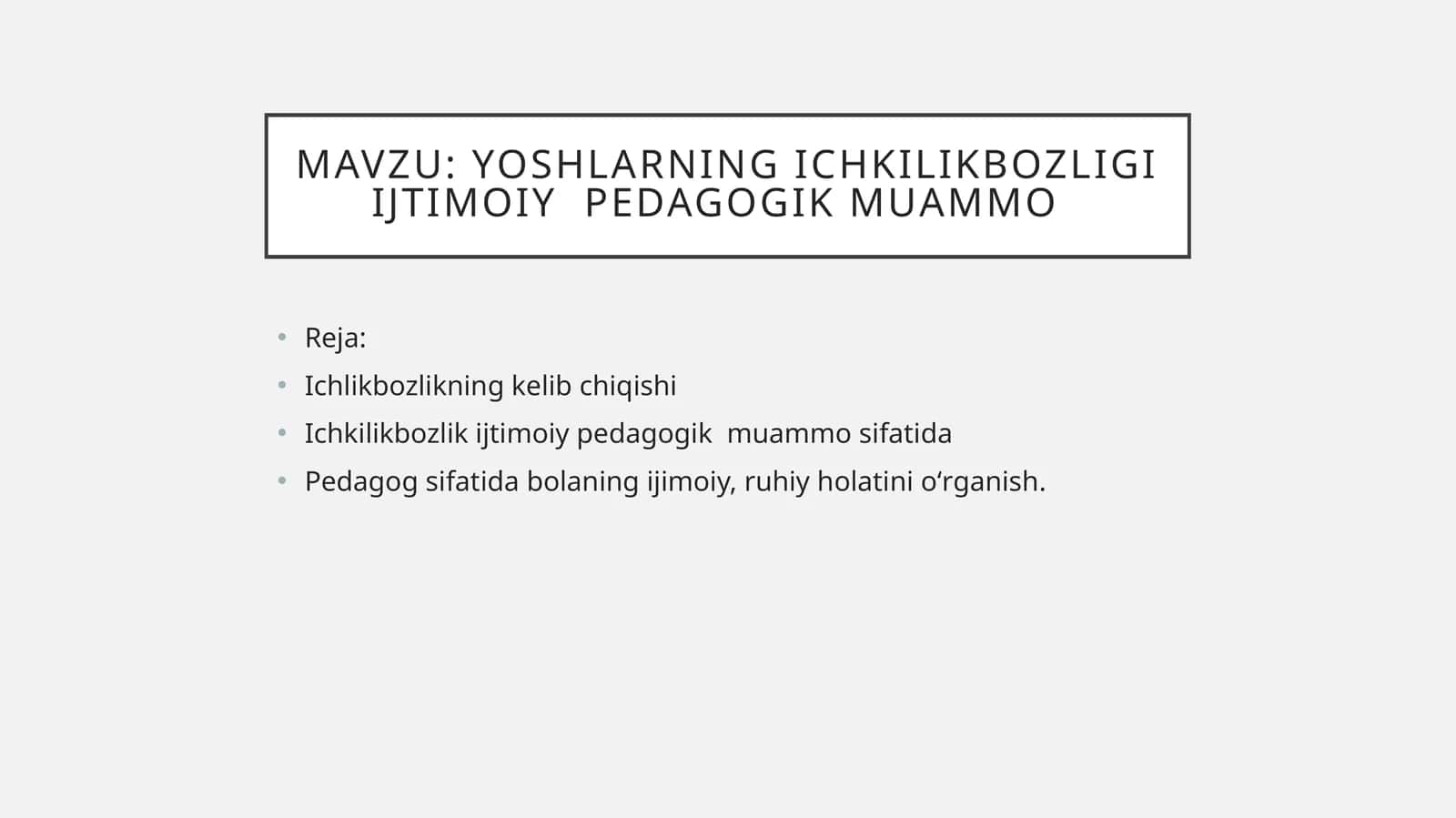 yoshlarning ichkilikbozligi ijtimoiy  pedagogik muammo 1