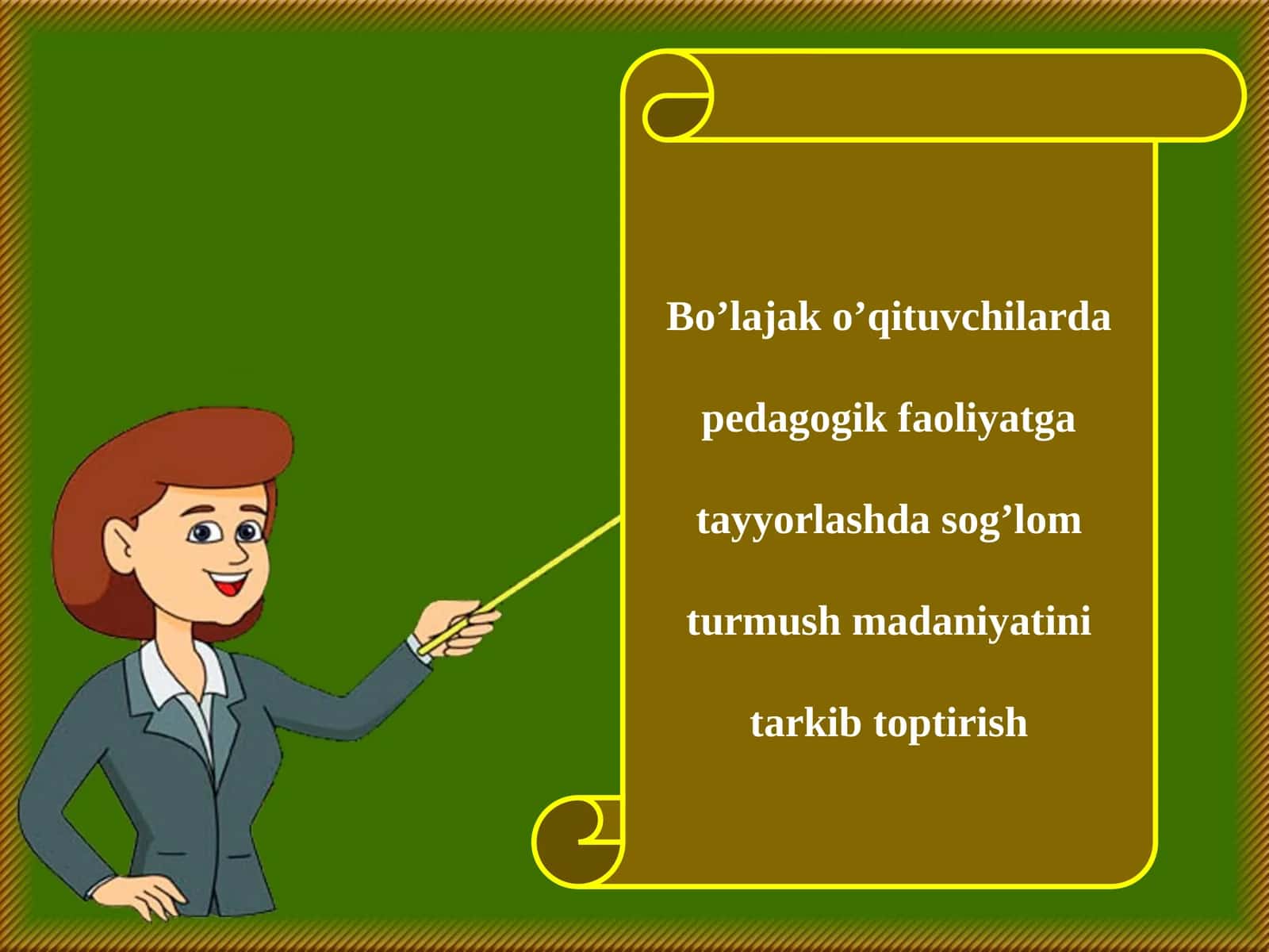 Bo’lajak o’qituvchilarda pedagogik faoliyatga tayyorlashda sog’lom turmush madaniyatini tarkib toptirish 1