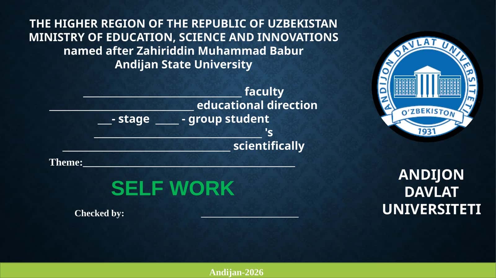 Architectural Masterpieces of Uzbekistan (XII–XVI Centuries) 1