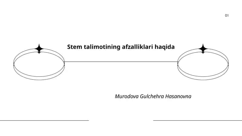 STEM talimotining afzalliklari haqida 1
