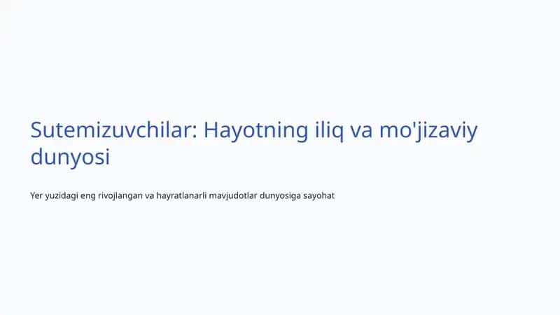 Sutemizuvchilar 1