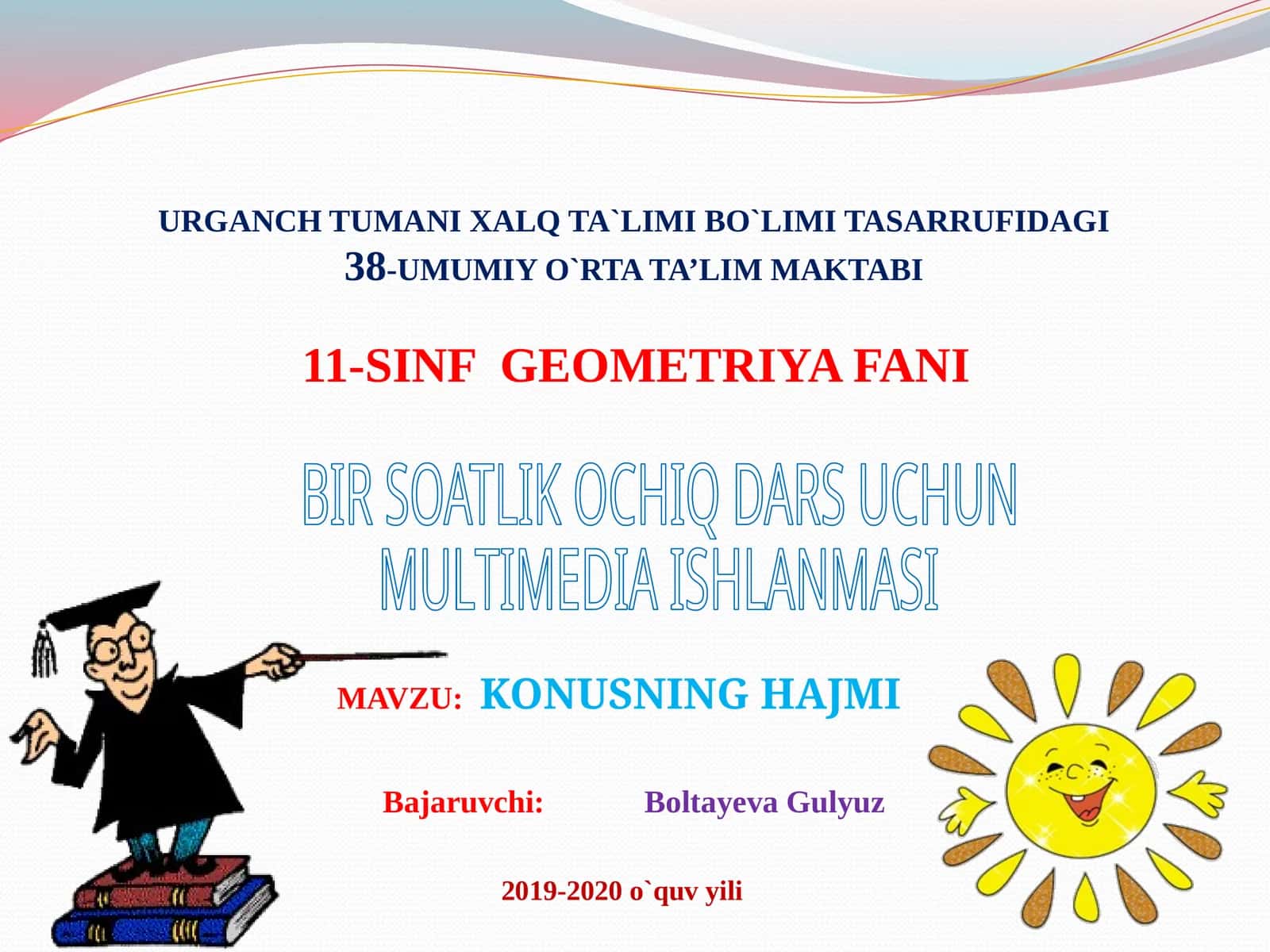 KONUSNING HAJMI 1