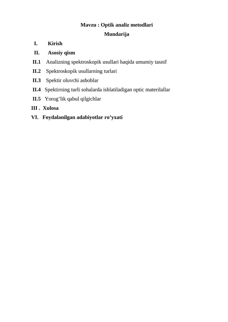 Optik analiz metodlari 1