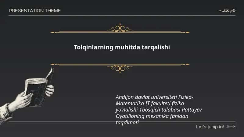 Pattayev Oyatilloning mexanika fanidan taqdimoti 1