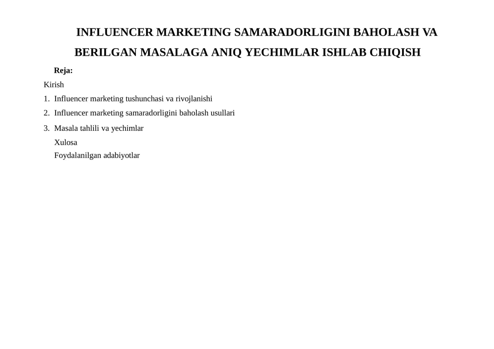 Influencer Marketing Samaradorligi 1