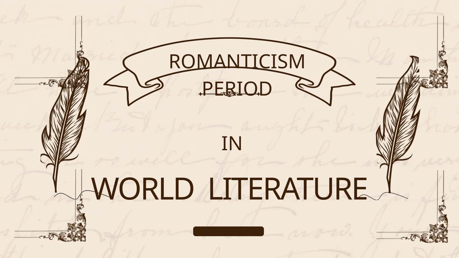 Romanticism Period in World Literature 1