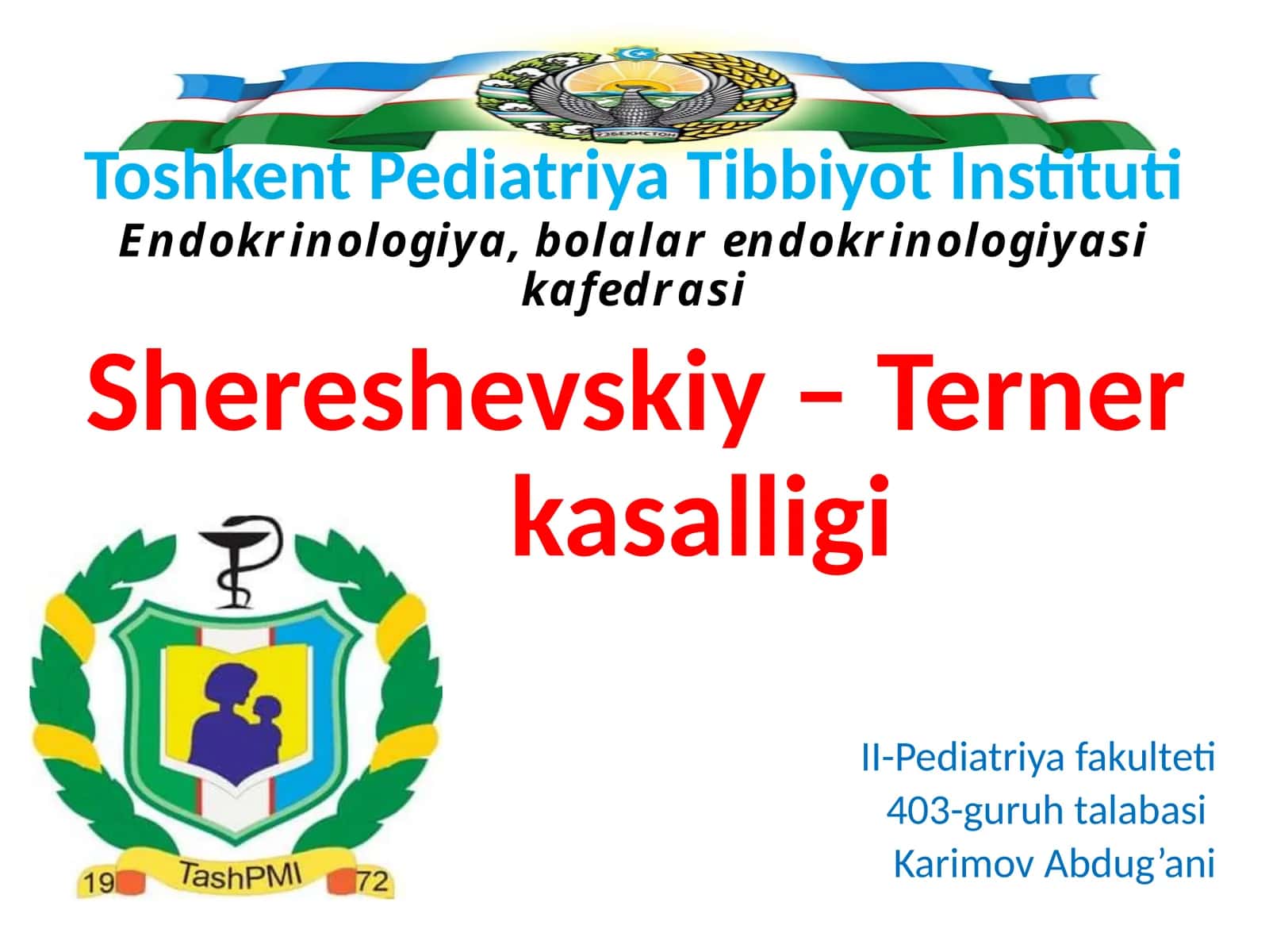 Shereshevskiy–Ternerkasalligi 1