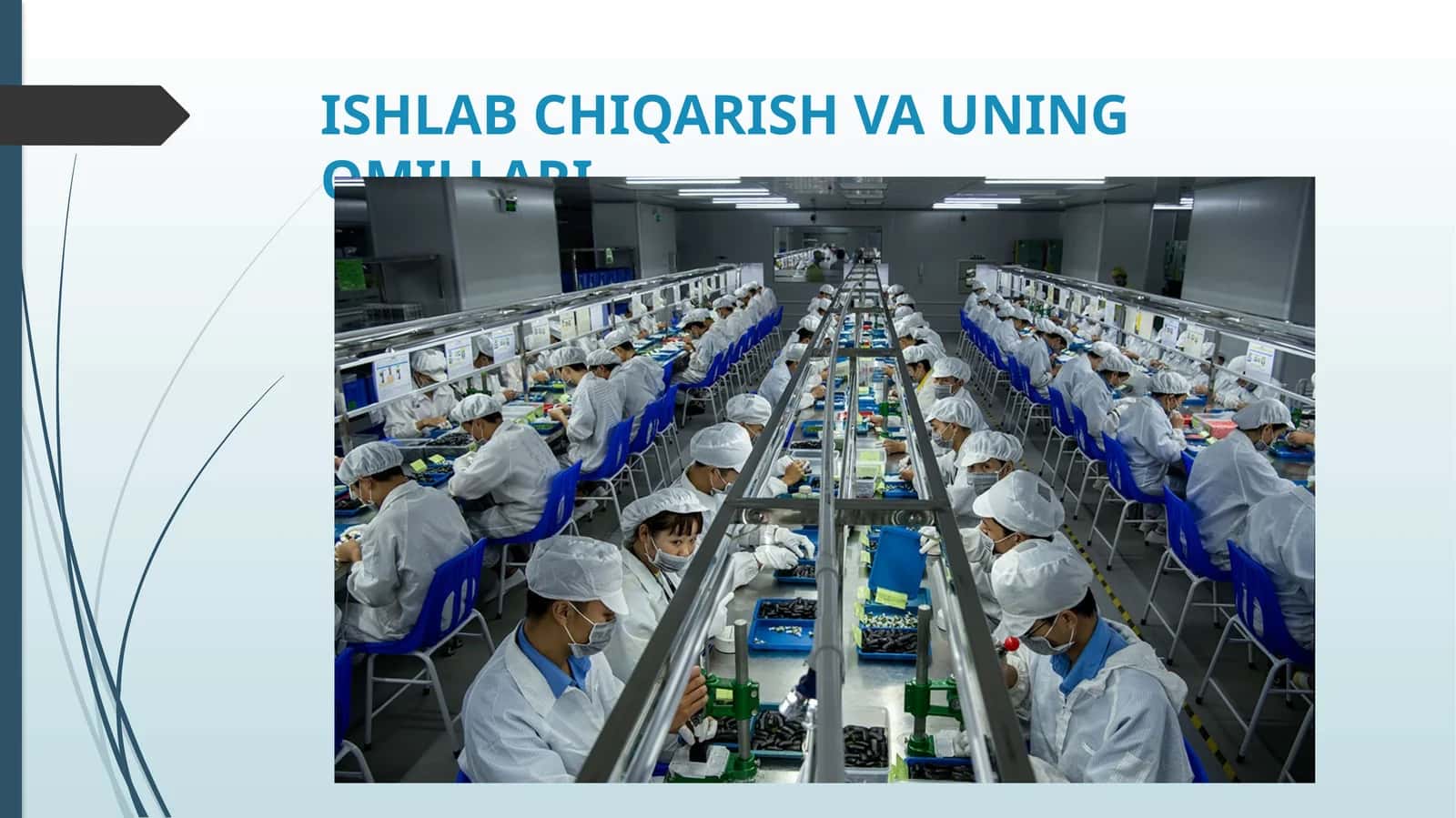Ishlab Chiqarish va Uning Omillari 1