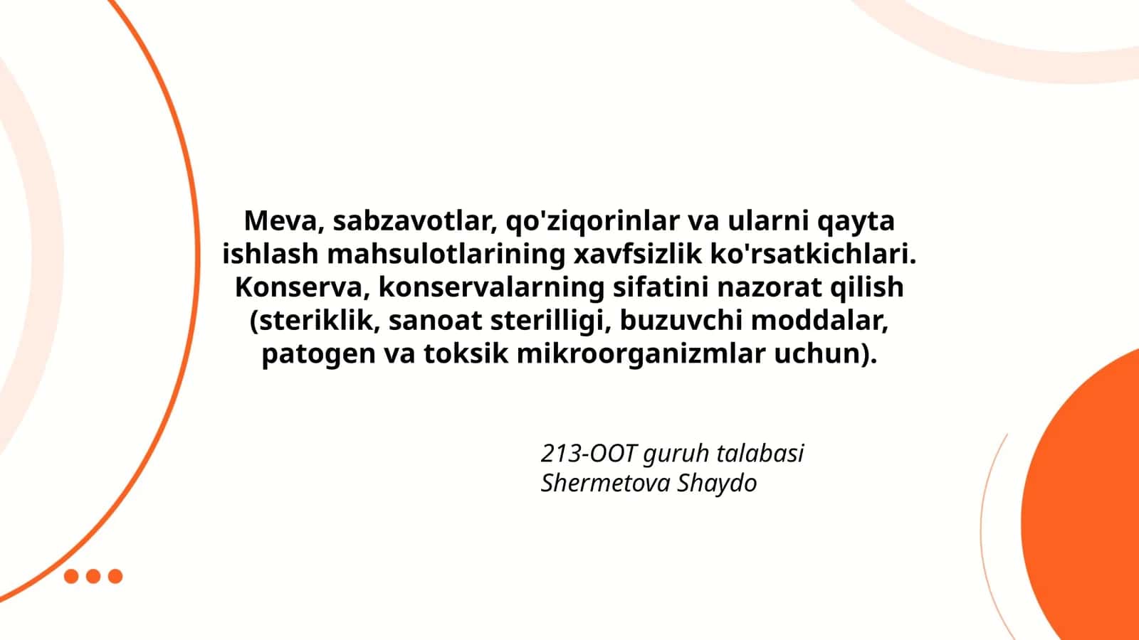 Xavfsizlik ko'rsatkichlari 1