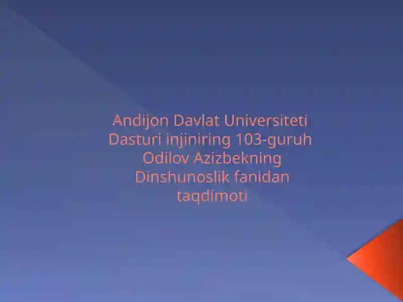 Islomda inson huquqlari himoyasi ijtimoiy tenglik adolat va tolerantlik