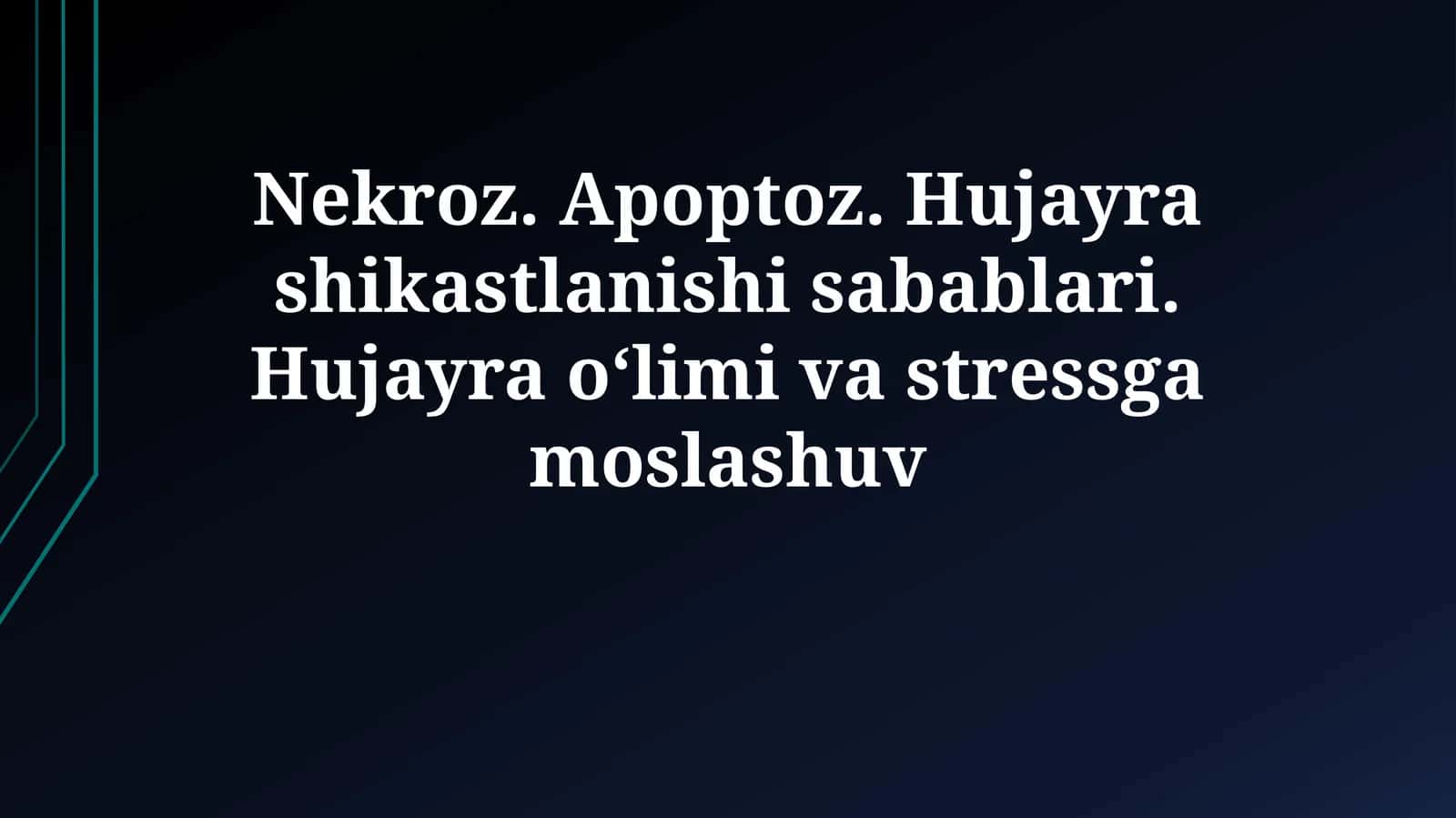 Nekroz: Ta'rifi, Turlari va Mexanizmlari 1