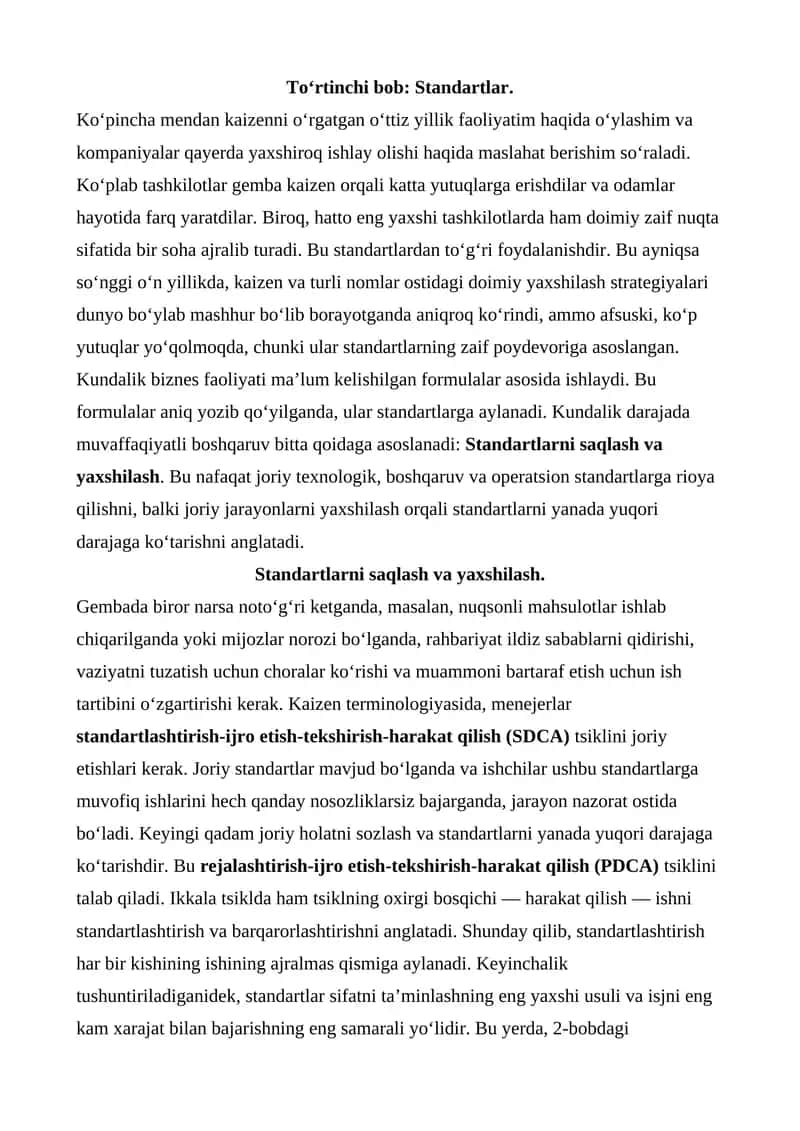 Standartlar 1