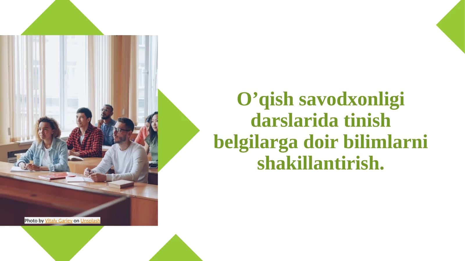 O’qish savodxonligi darslarida tinish belgilarga doir bilimlarni shakillantirish 1