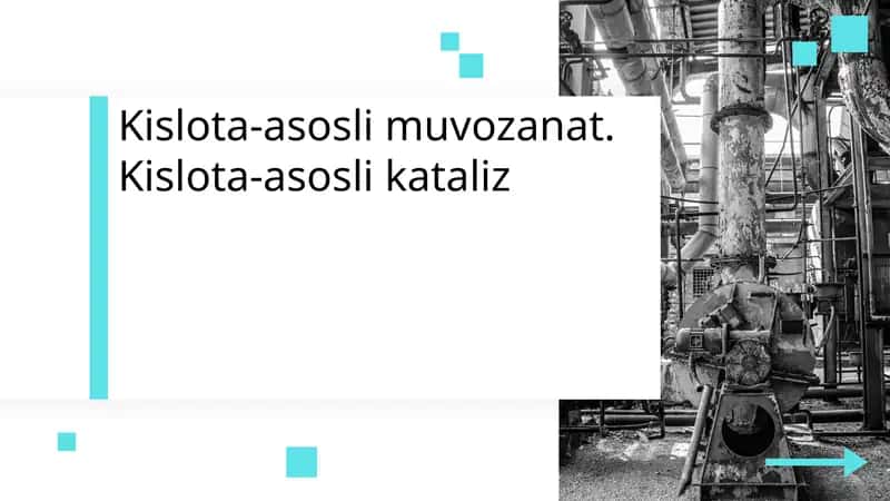 Kislota-asosli muvozanat 1