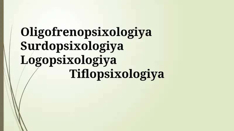 Aqliy zaiflik psixologiyasi 1