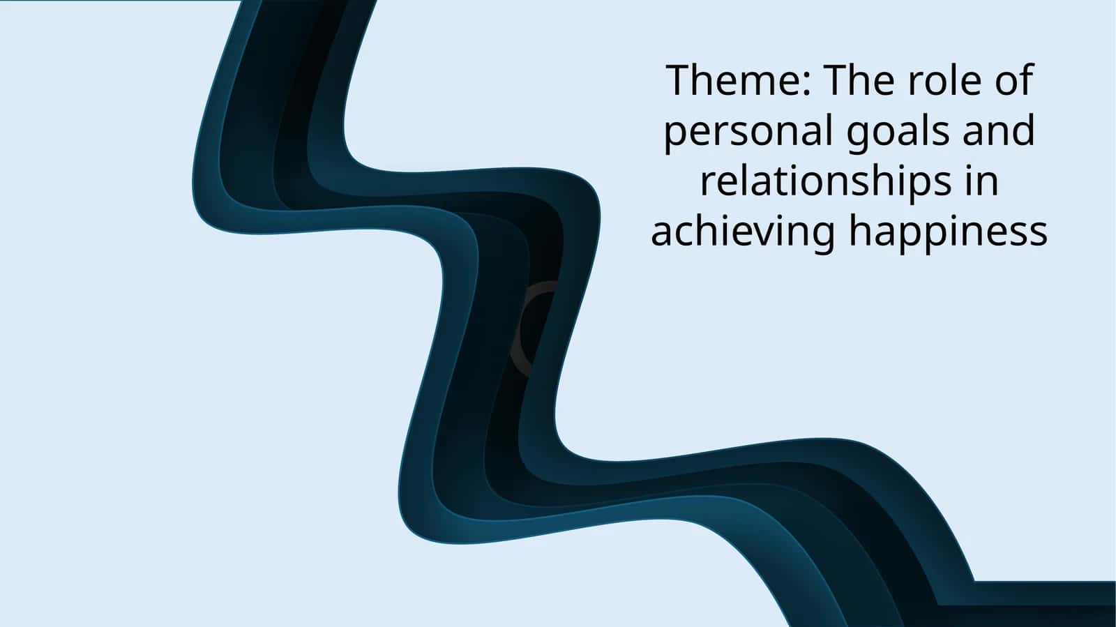 The role of personal goals and relationships in achieving happiness 1