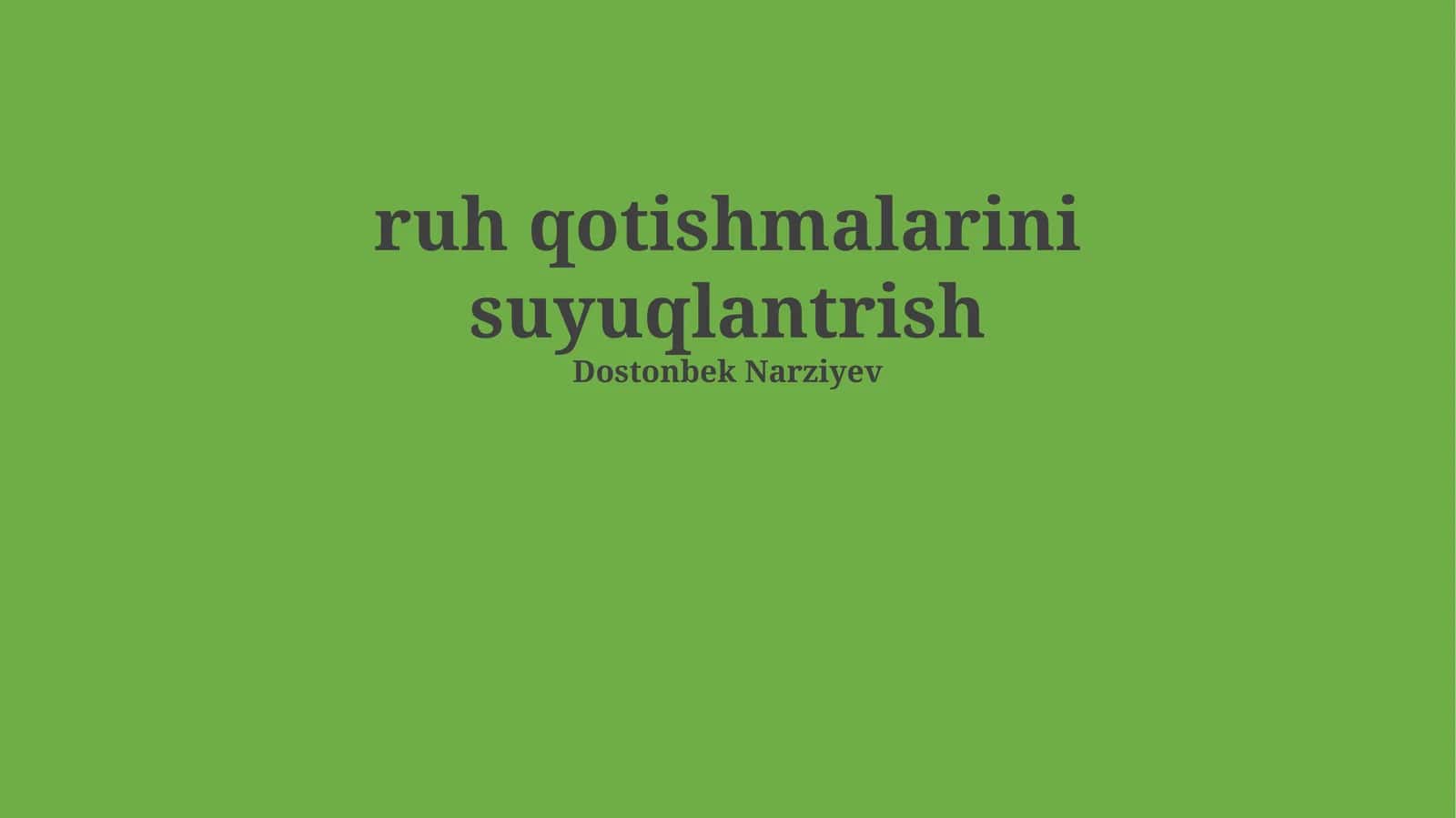 Ruh qotishmalarini suyuqlantrish 1
