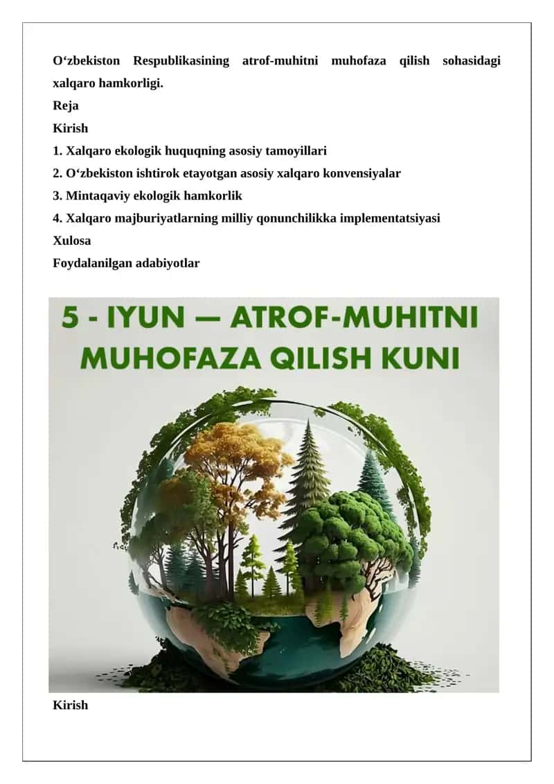 Xalqaro hamkorlik 1