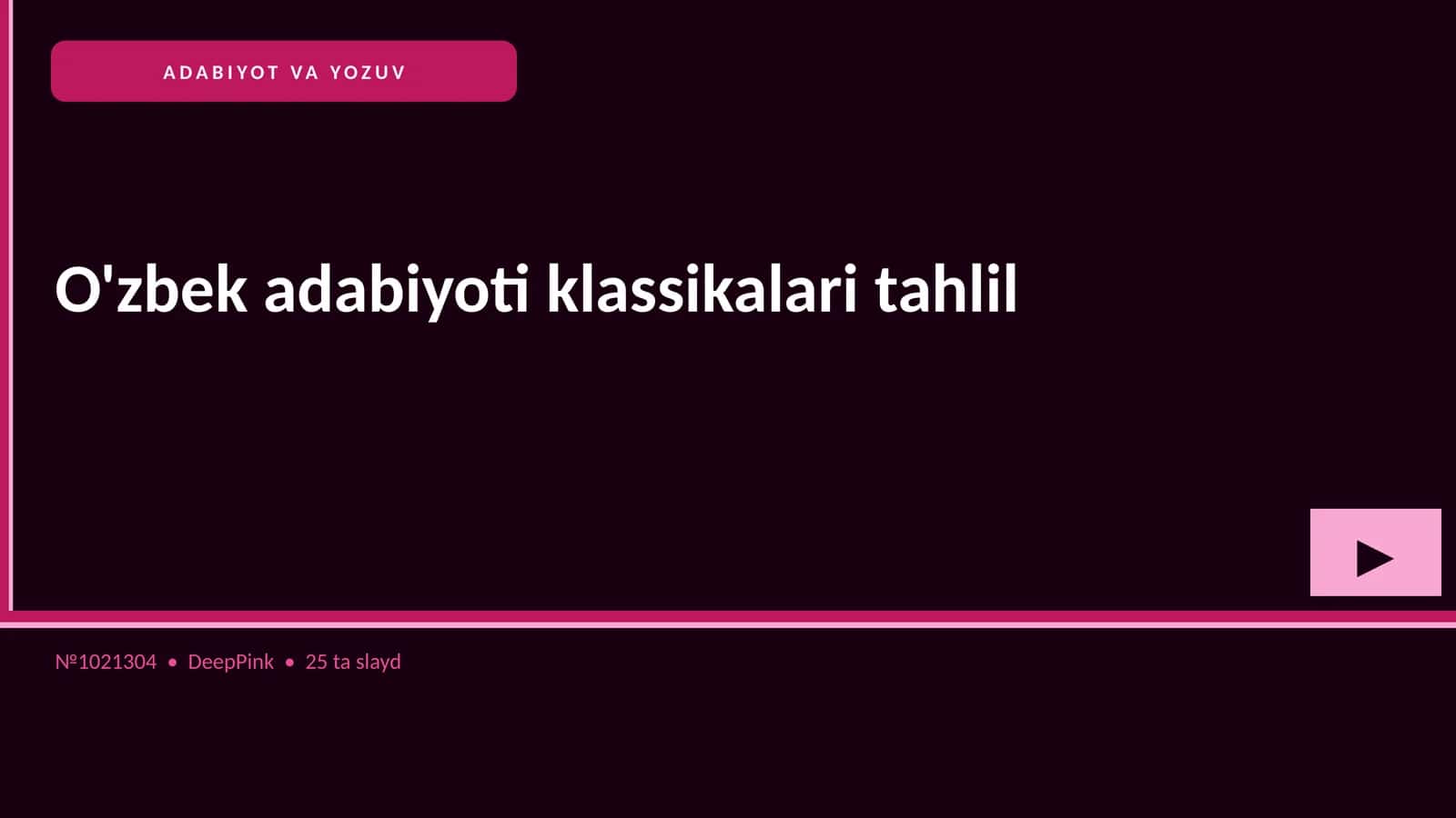 O'zbek adabiyoti klassikalari tahlil 1