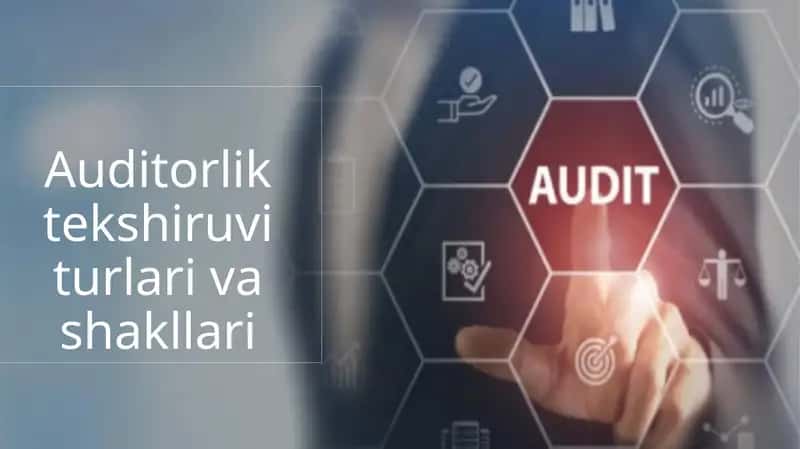 Auditorlik tekshiruvi turlari va shakllari 1