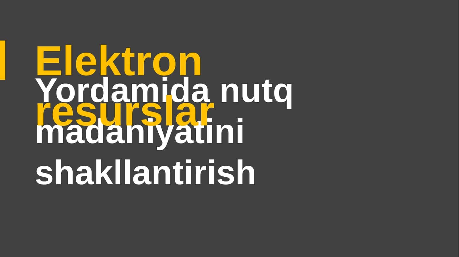 Elektron resurslar 1