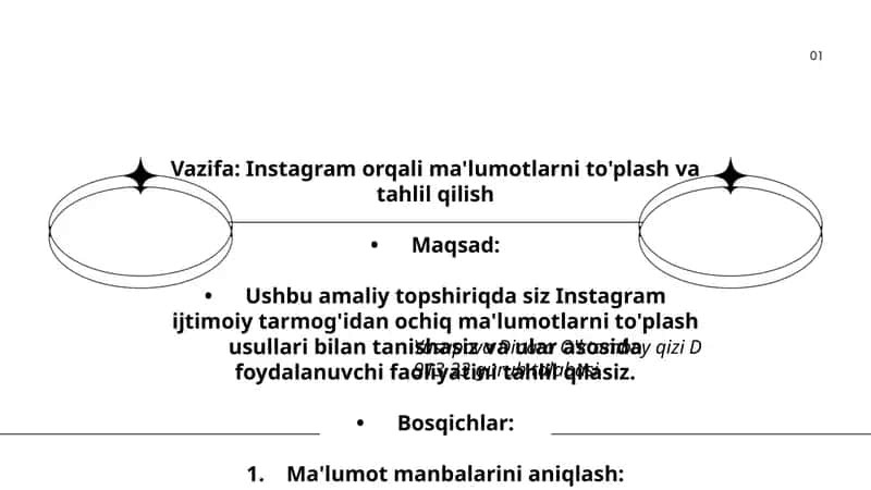 Ma'lumotlarni Instagram orqali to'plash va tahlil qilish 1