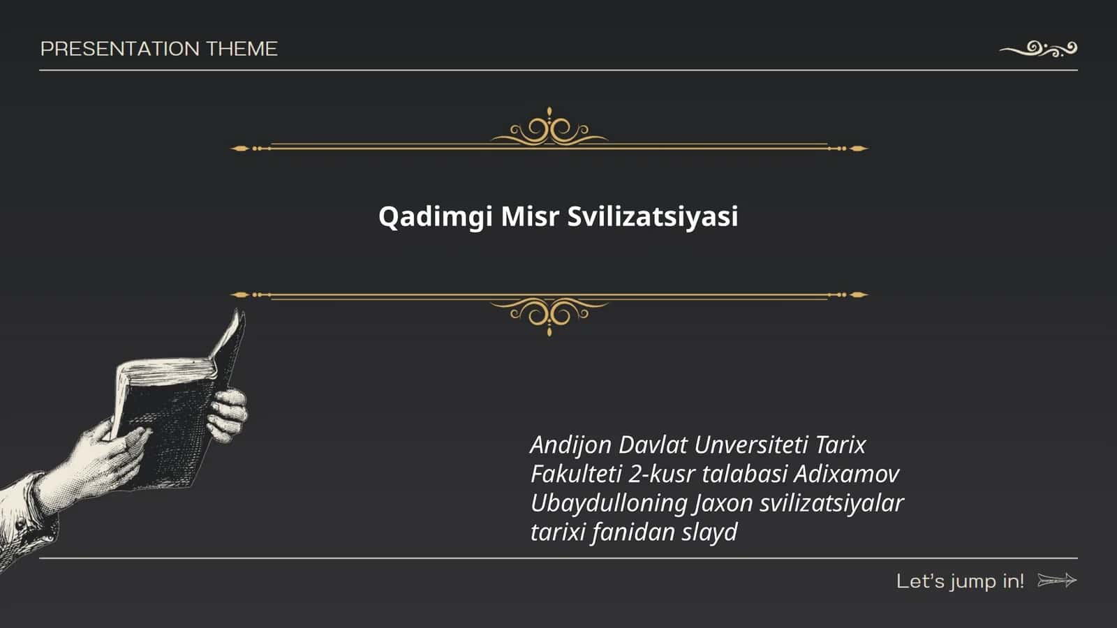 Qadimgi Misr Svilizatsiyasi 1