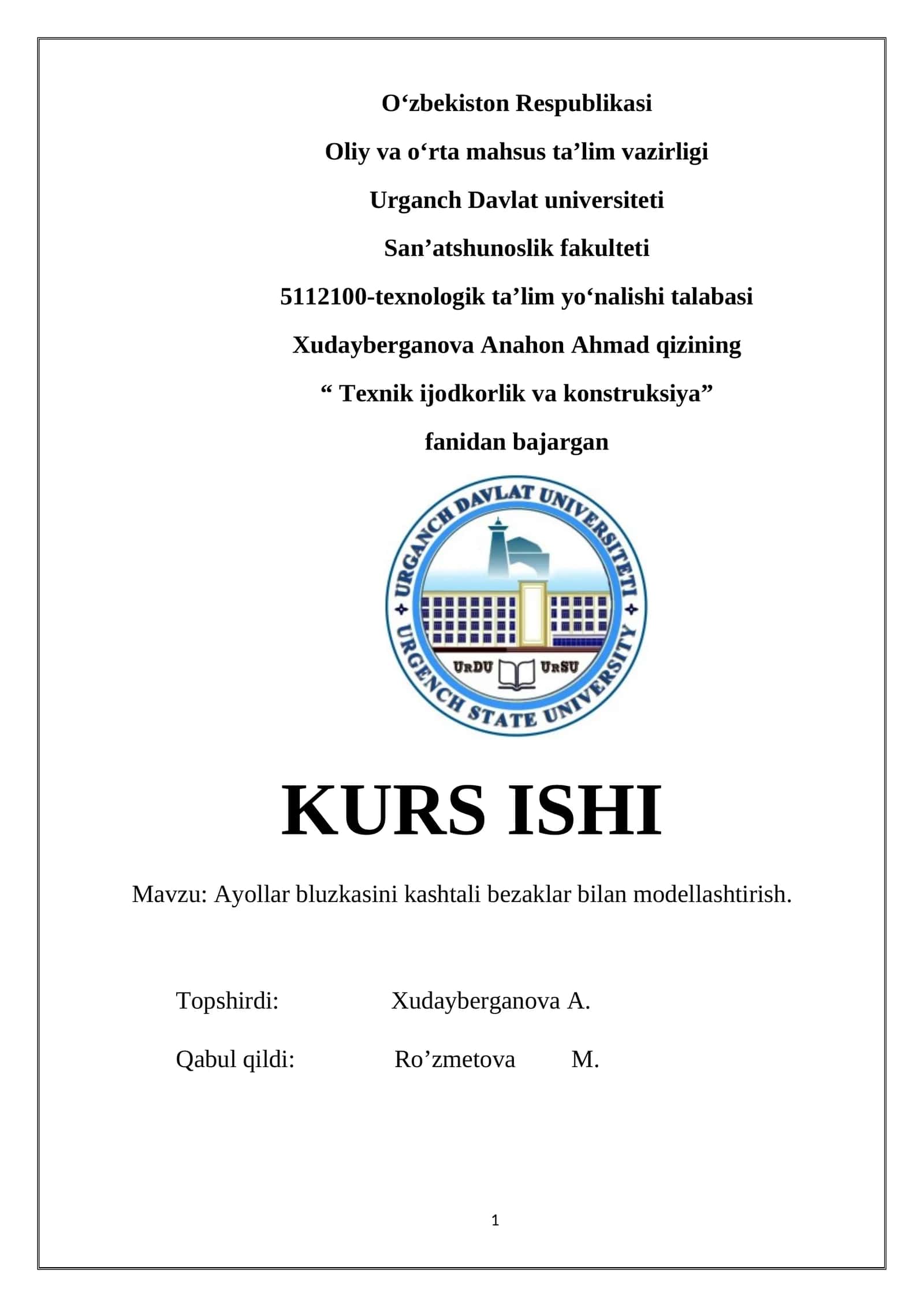Ayollar bluzkasini kashtali bezaklar bilan modellashtirish 1