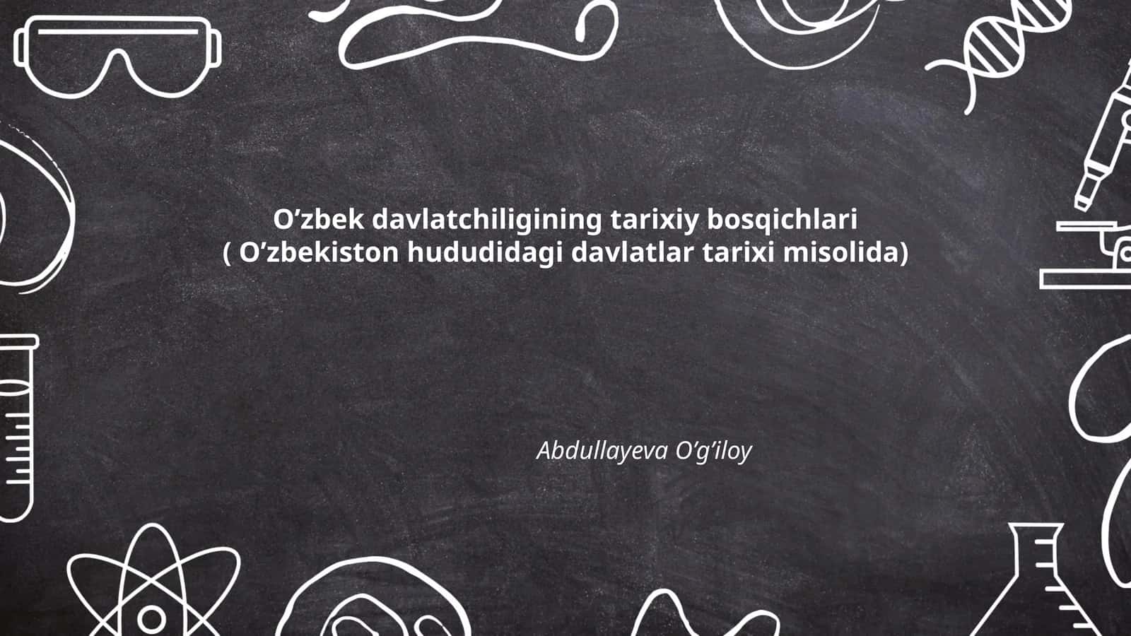 Qadimgi Xorazm davlati tarixi 1