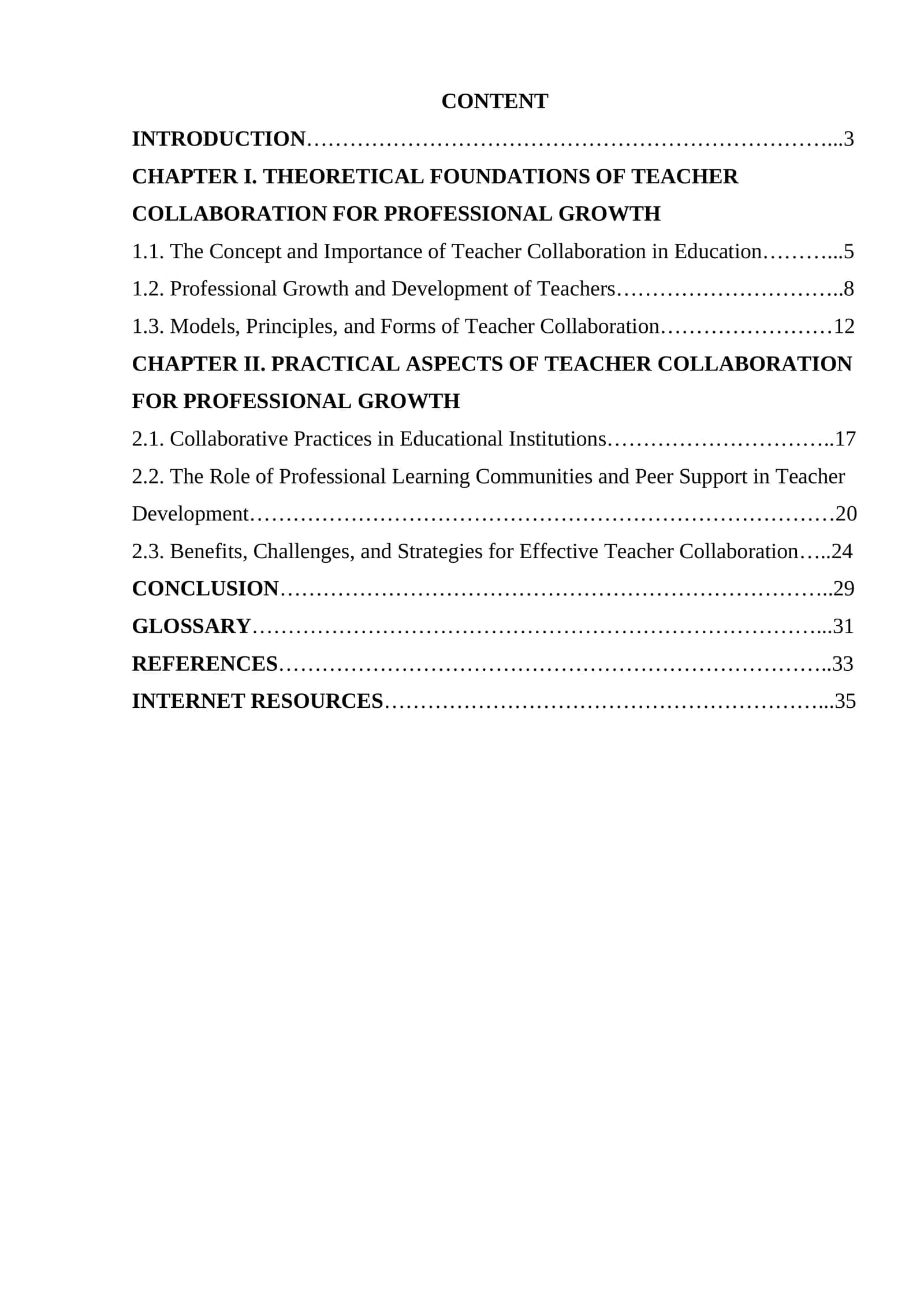 Teacher collaboration for proffesional growth 1