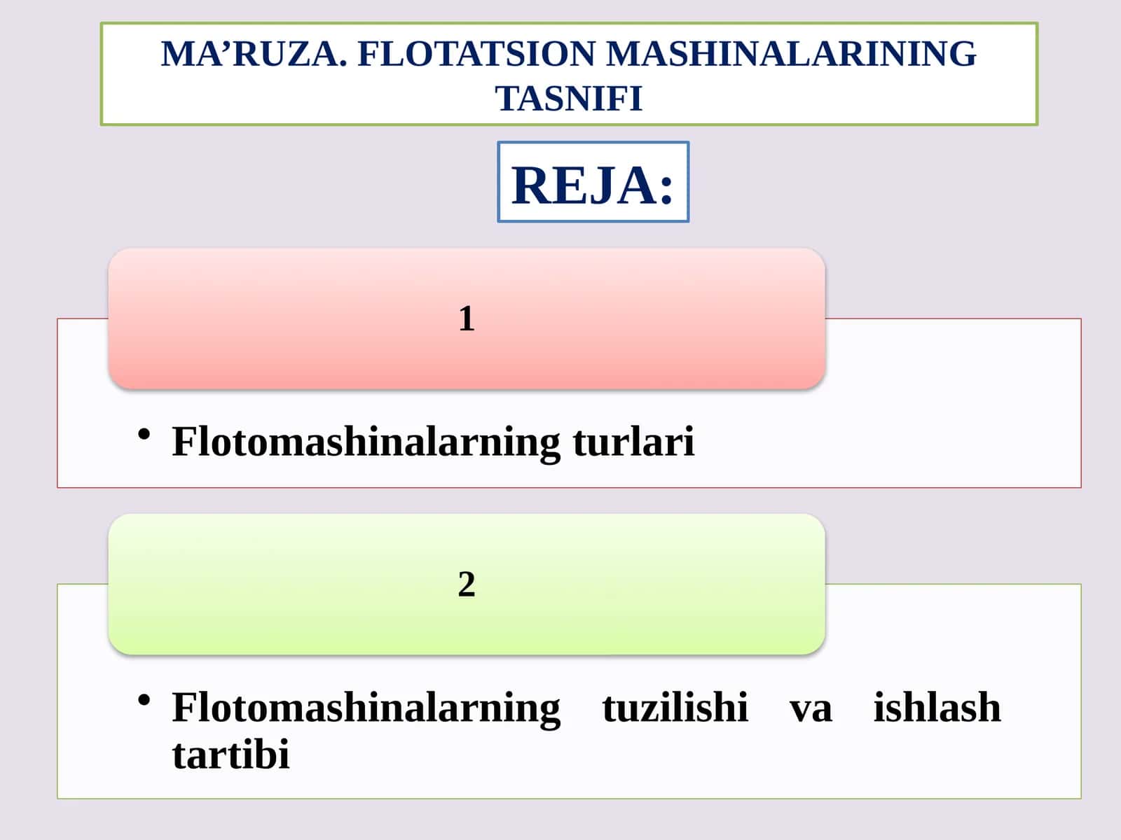 FLOTATSION MASHINALARINING TASNIFI 1