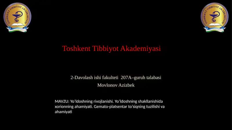 Yo'ldoshning rivojlanishi 1