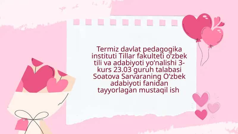 Vatan sog‘inchi 1