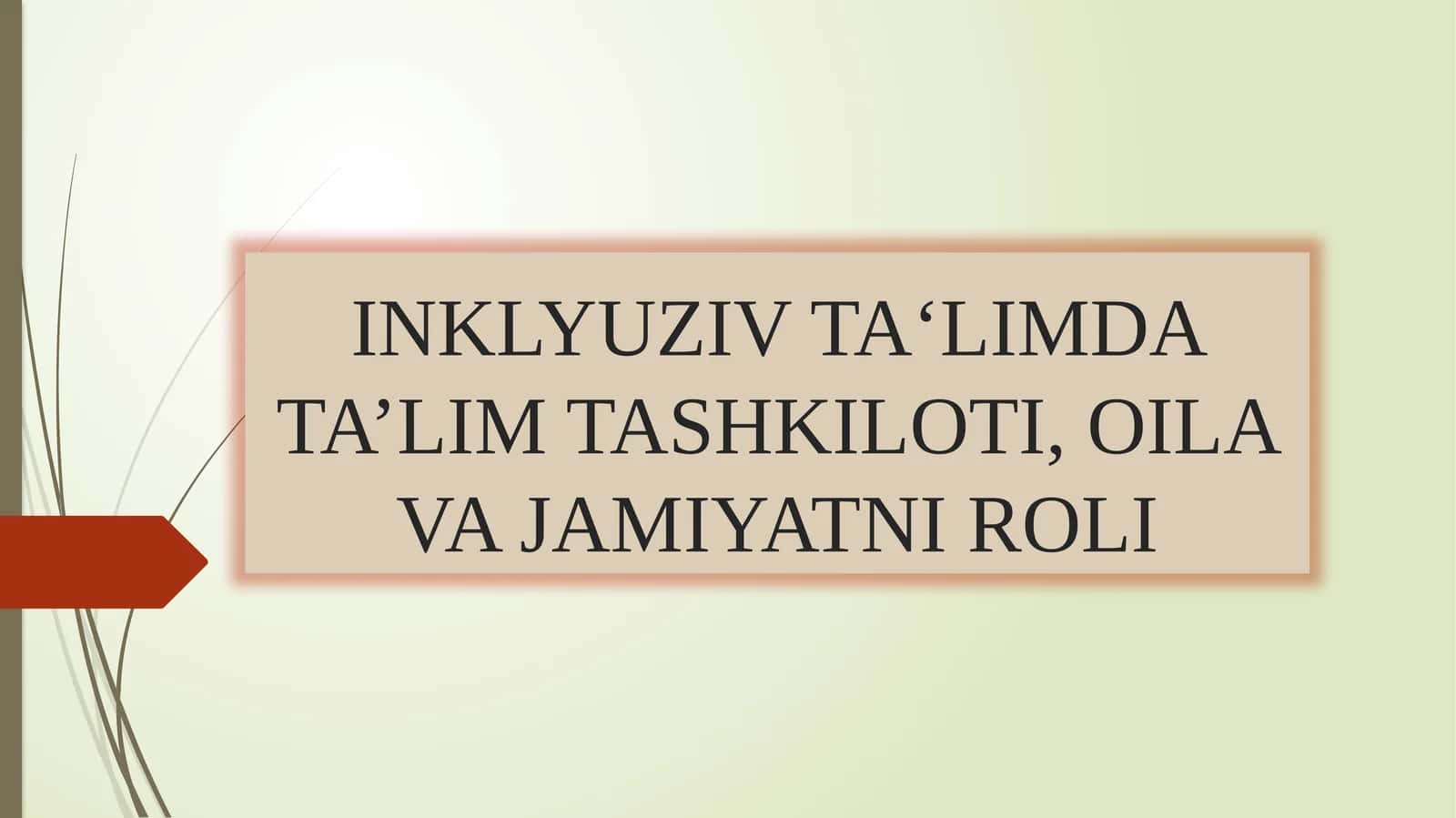 Inklyuziv ta'lim 1