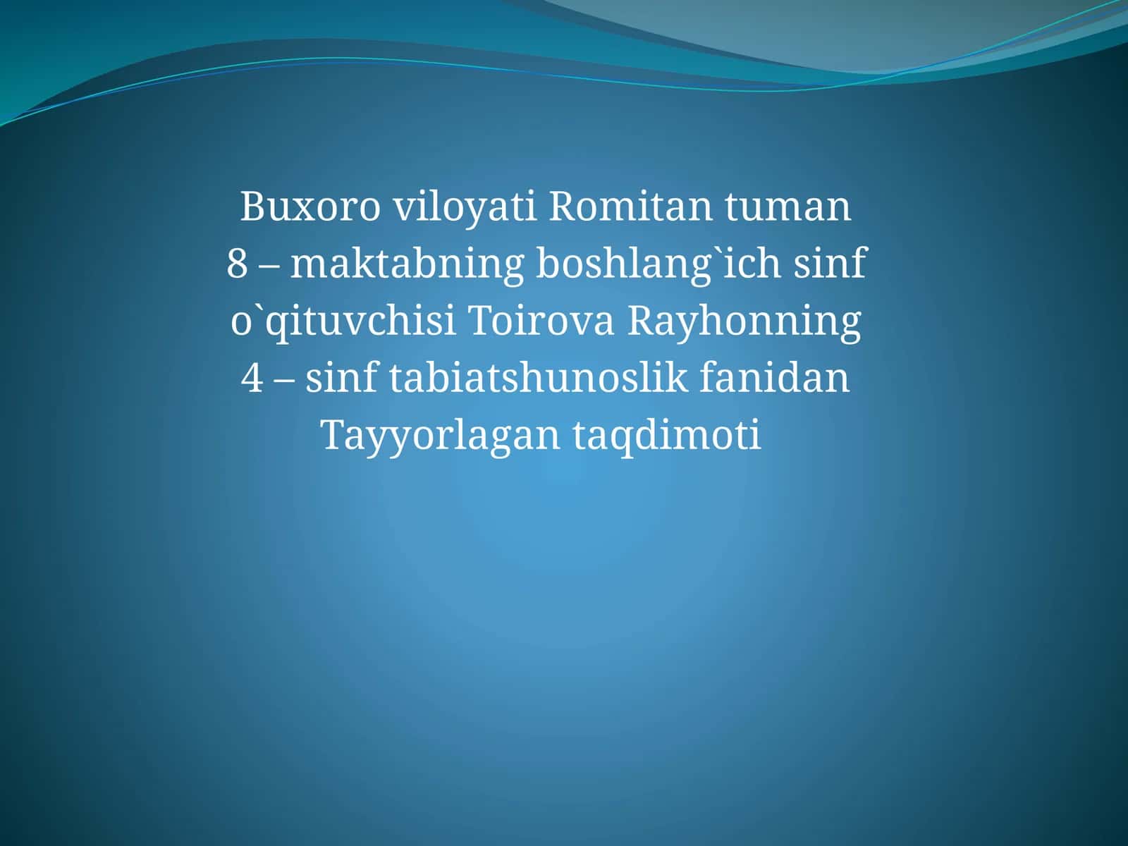 Yer va uning shakli. Globus 1