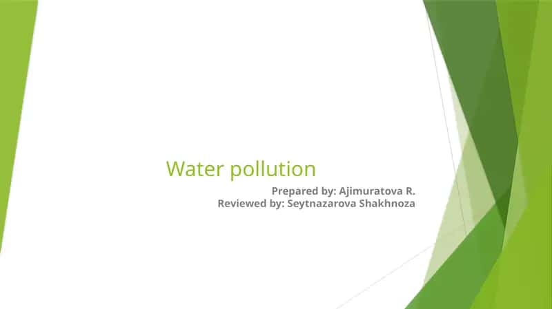 Water Pollution 1