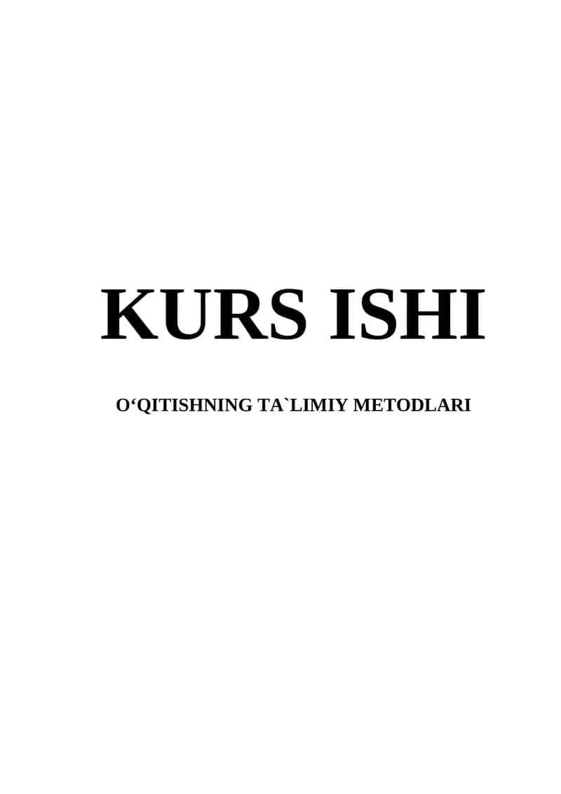 O‘qituvchining pedagogik mahorati tajribasida ta'lim metodları samaradorligini oshirish yo'llari 1