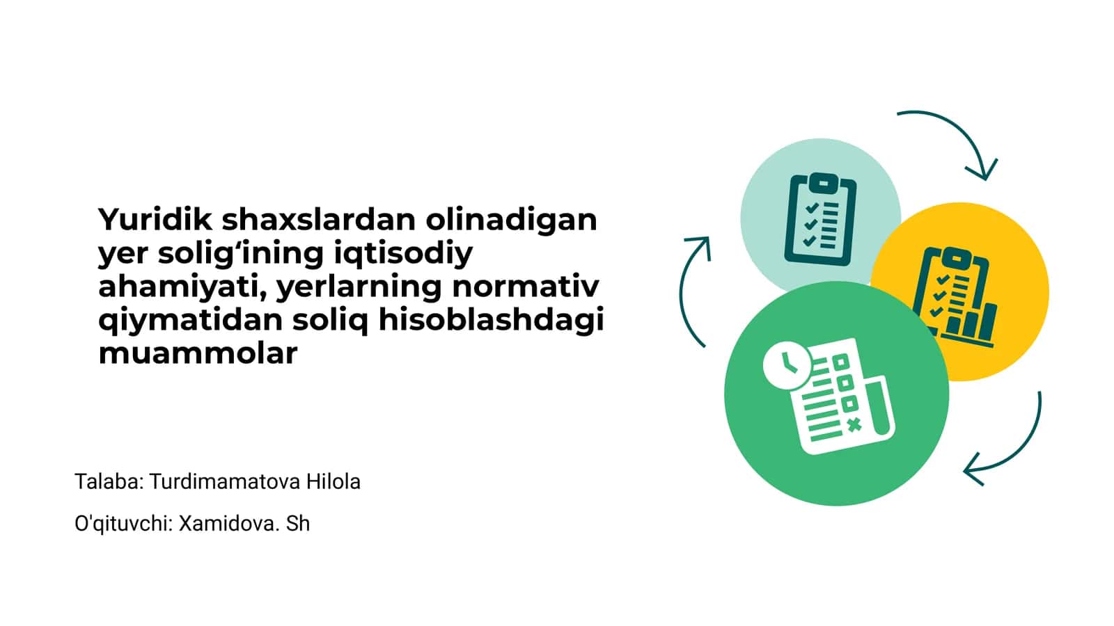 Yer solig‘ining iqtisodiy ahamiyati 1