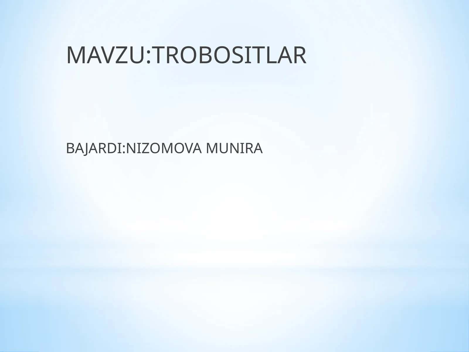 TROBOSITLAR 1