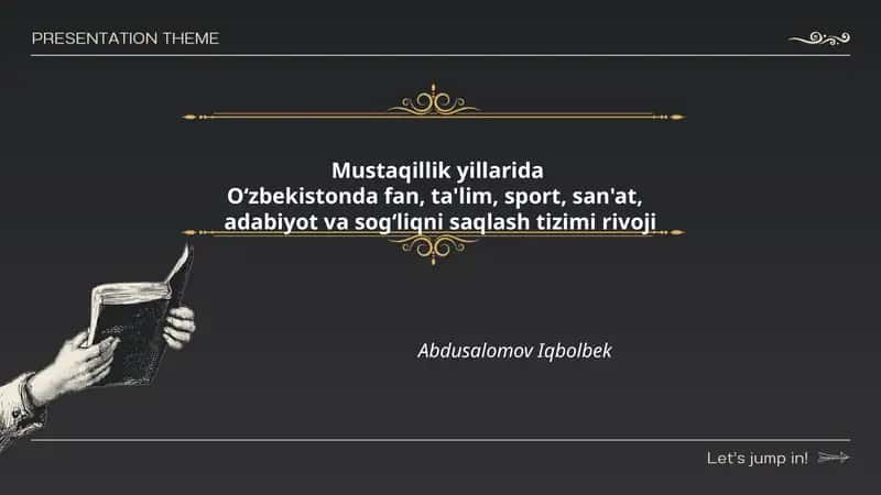 Mustaqillik yillarida O'zbekistonda 1
