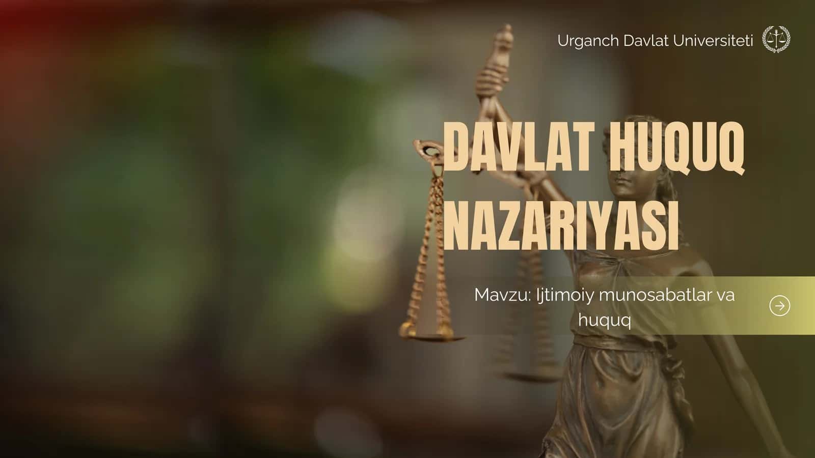 DAVLAT HUQUQ NAZARIYASI 1