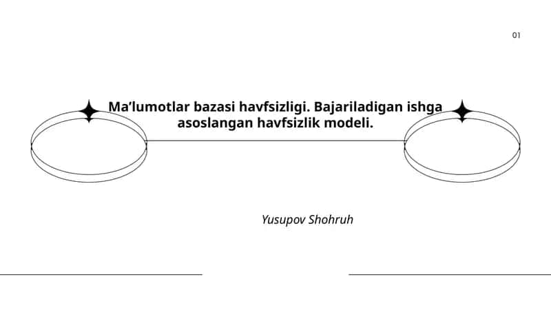 Bajariladigan ishga asoslangan havfsizlik modeli 1