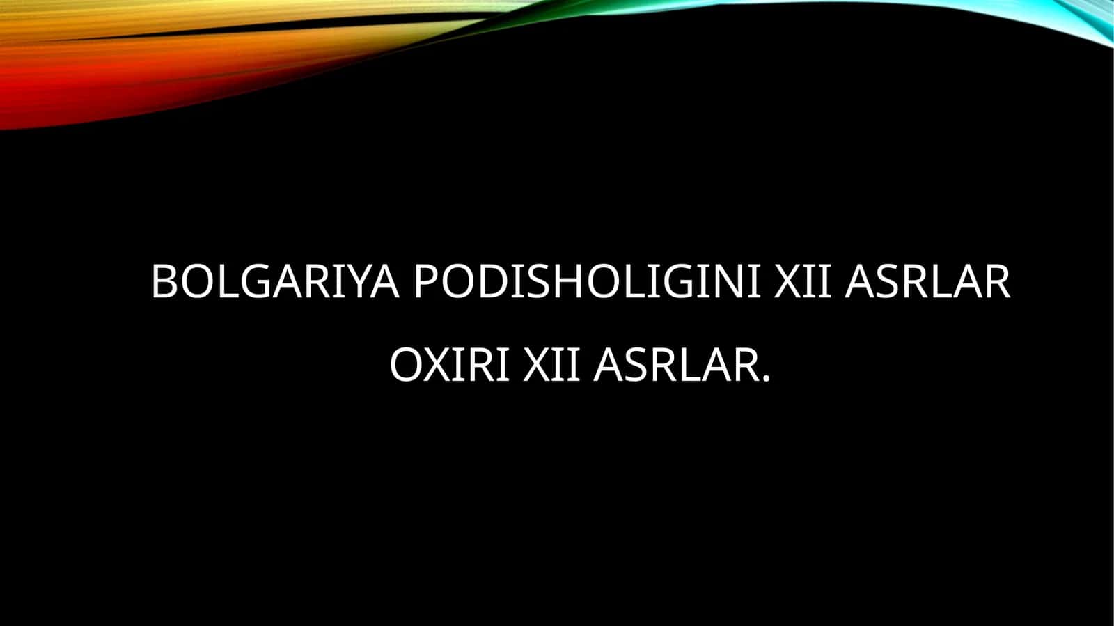 Bolgariya Podsholigi 1
